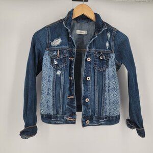 Abercrombie Kids  M Size 12 Distressed Jean Jacket -Girls